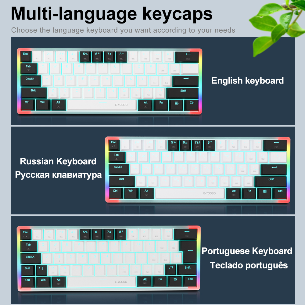E-YOOSO Z11T, tastiera meccani - Keyboard Gaming Blue Switch recensione e prezzo