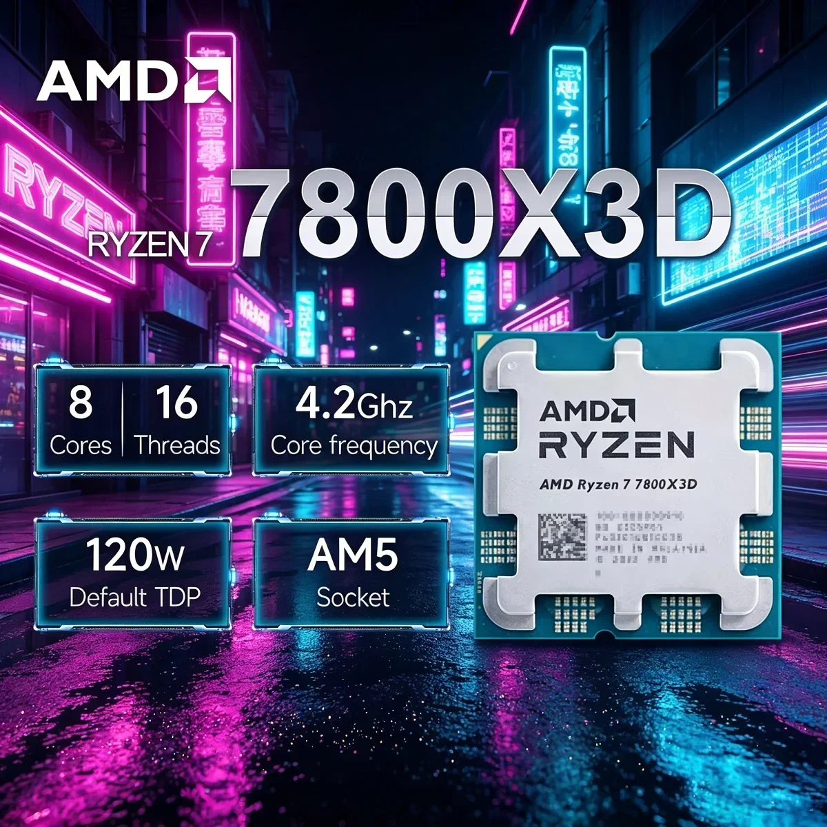 AMD Ryzen 7 7800X3D, CPU per g - Amd Cpu Ryzen 7 recensione e prezzo