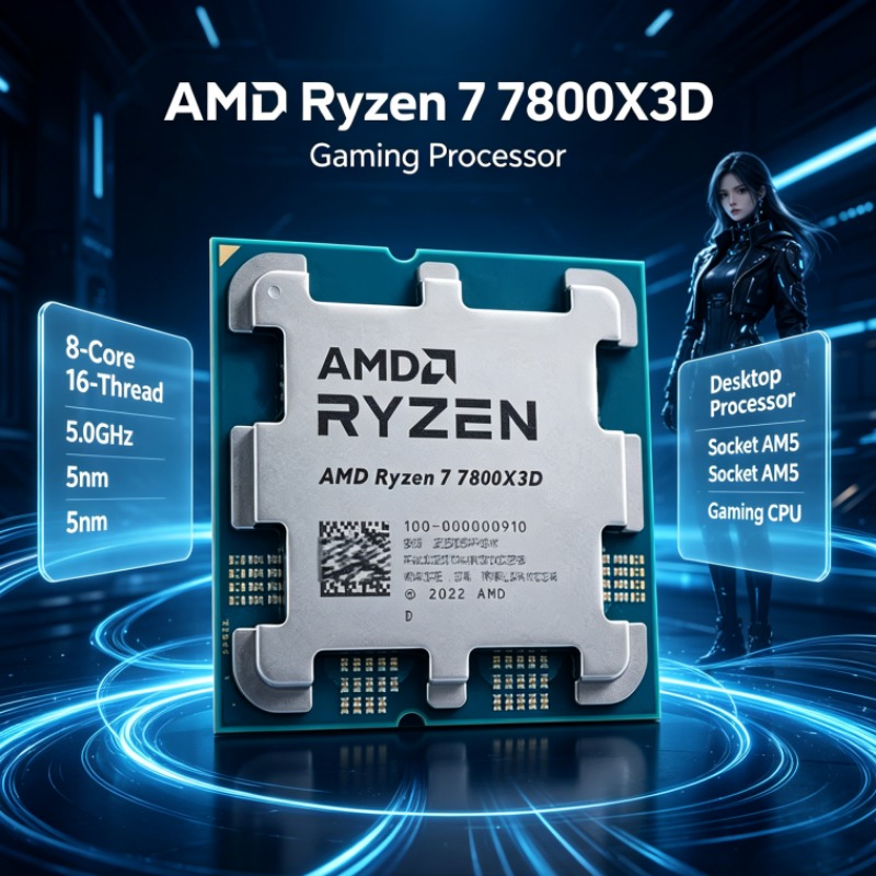 CPU Desktop AMD Ryzen 7 7800X3 - Amd Cpu Ryzen 7 recensione e prezzo