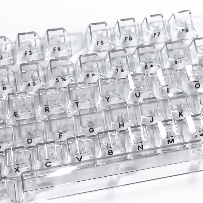 Keycap trasparenti in cristall - Gaming Keyboard No Rgb recensione e prezzo